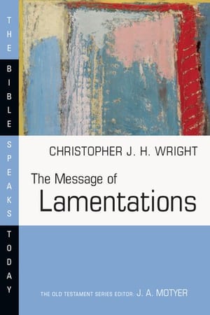 The Message of Lamentations book cover