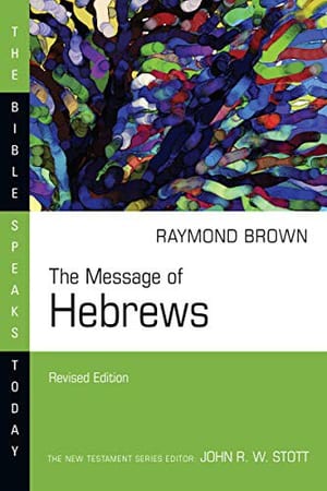 The Message of Hebrews book cover