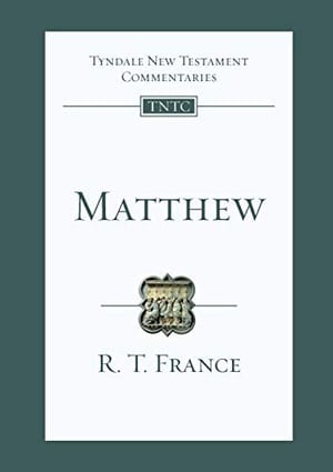 Matthew (Tyndale New Testament Commentary) book cover
